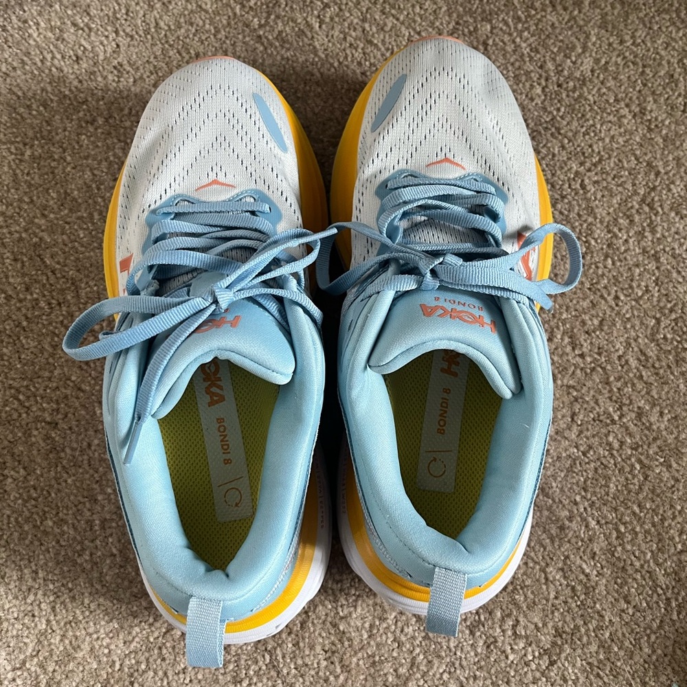 SOLD! Hoka | Bondi 8 Shoes Womens Running Sneakers - Picture 4 of 8